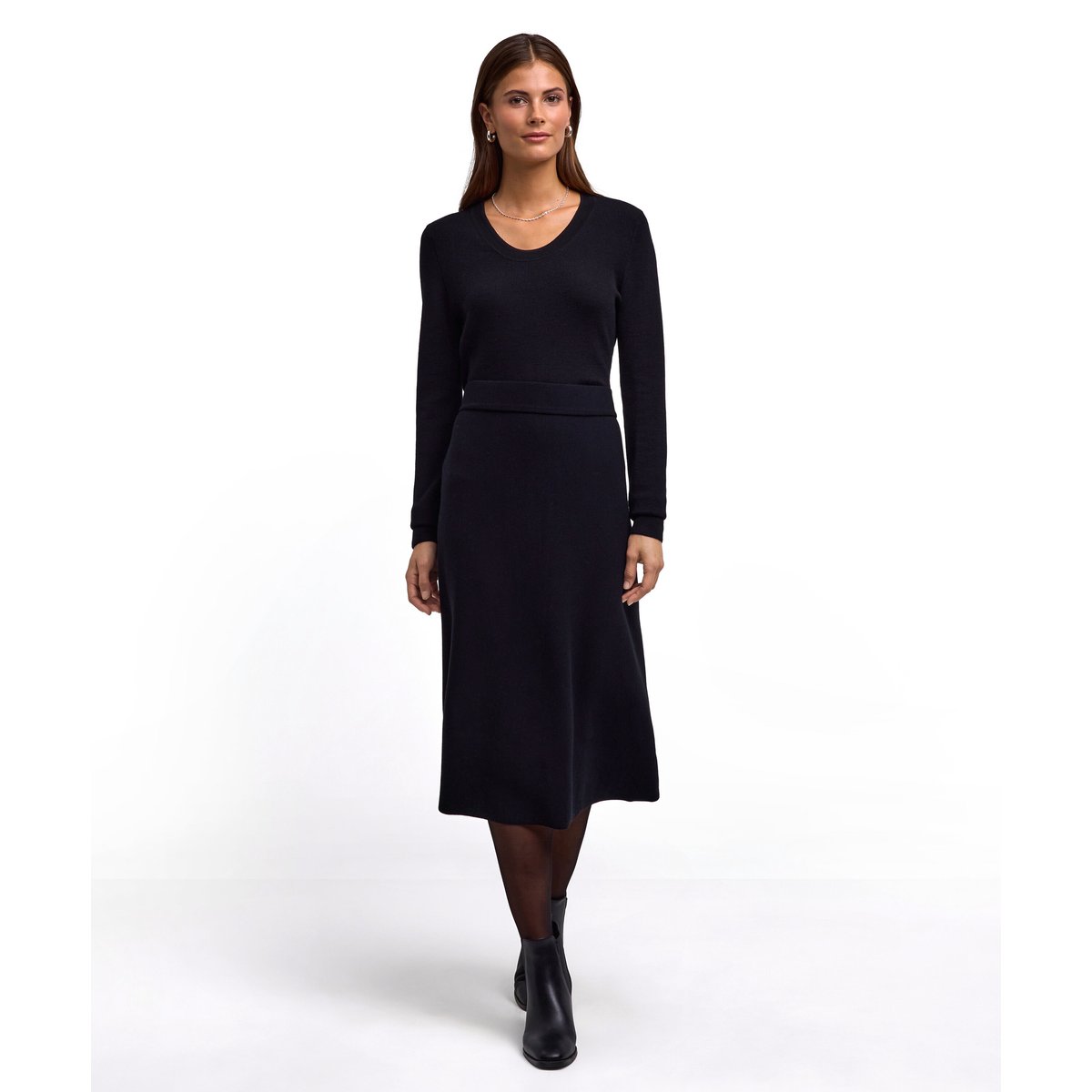 Pull-over Ultrafine Merino Wool noir, FALKE