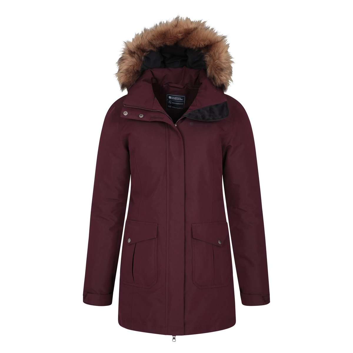 Veste matelassée TARKA bordeaux, MOUNTAIN WAREHOUSE