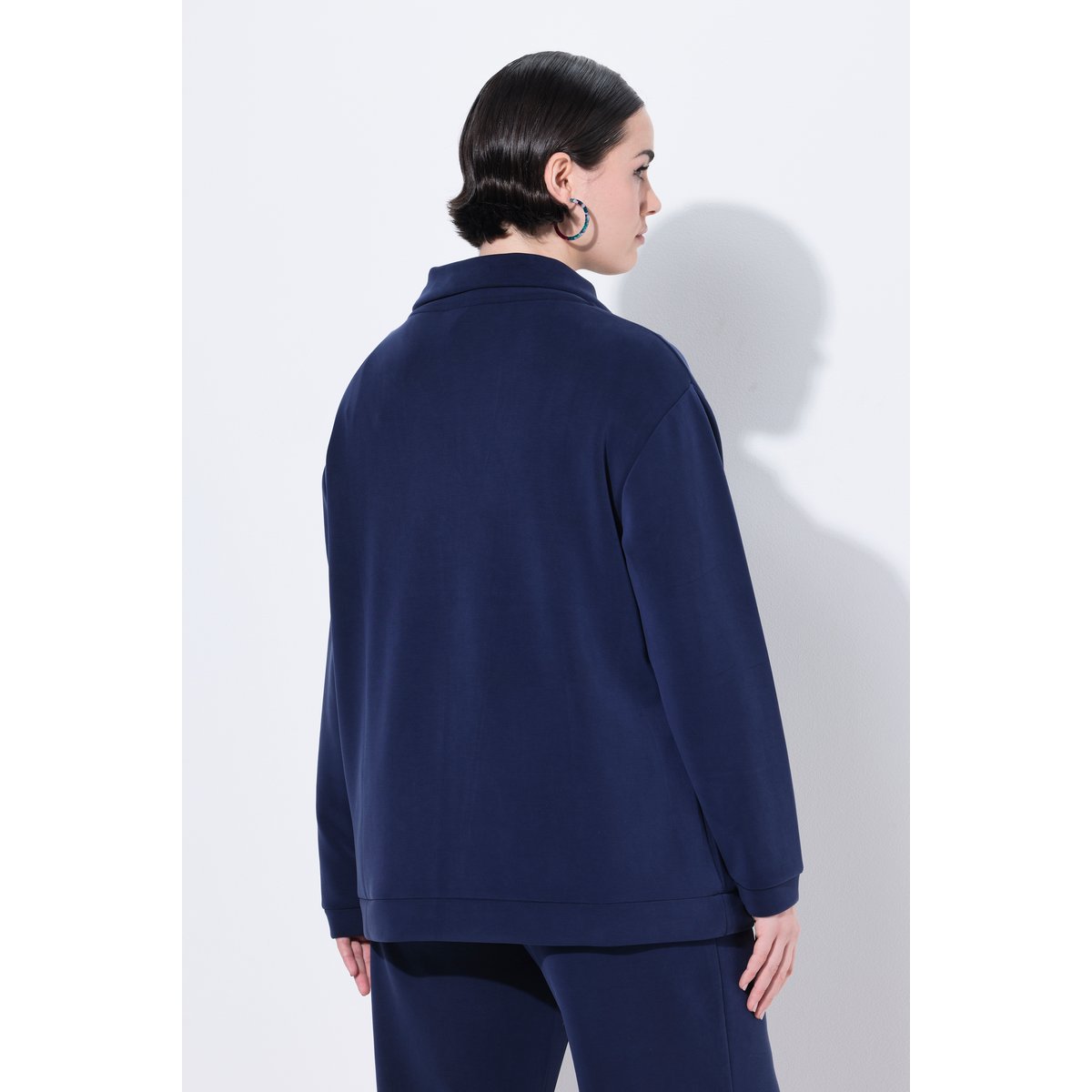 Veste en molleton marine, ULLA POPKEN