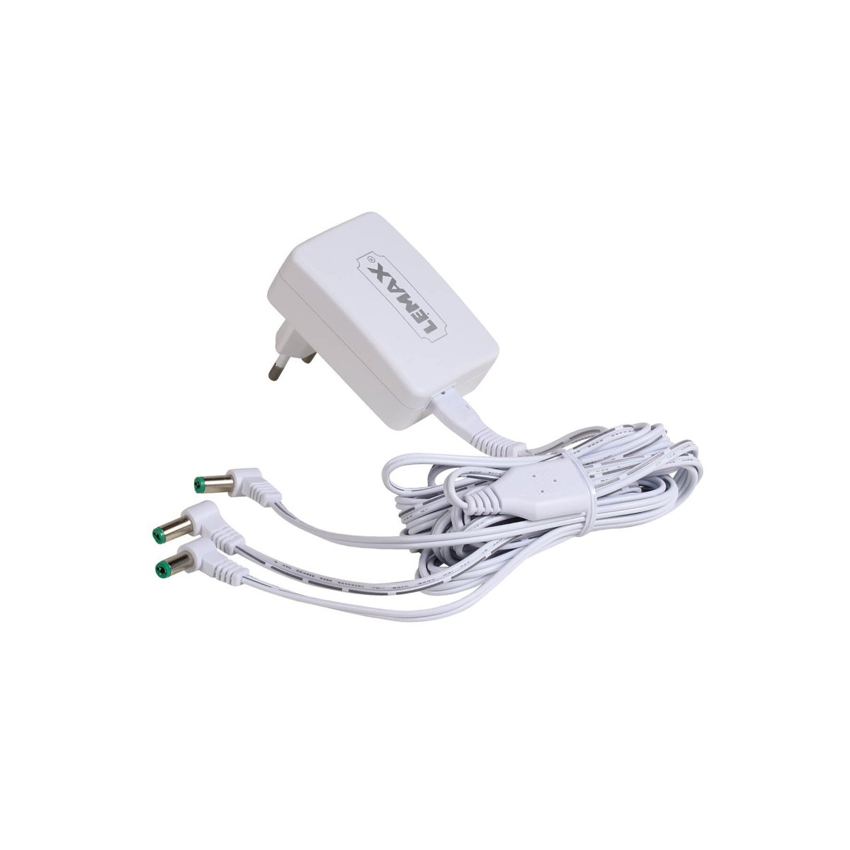 Adaptateur électrique, 4,5v, blanc, 3-sorties, fiche fixe, gs blanc, JARDIDECO
