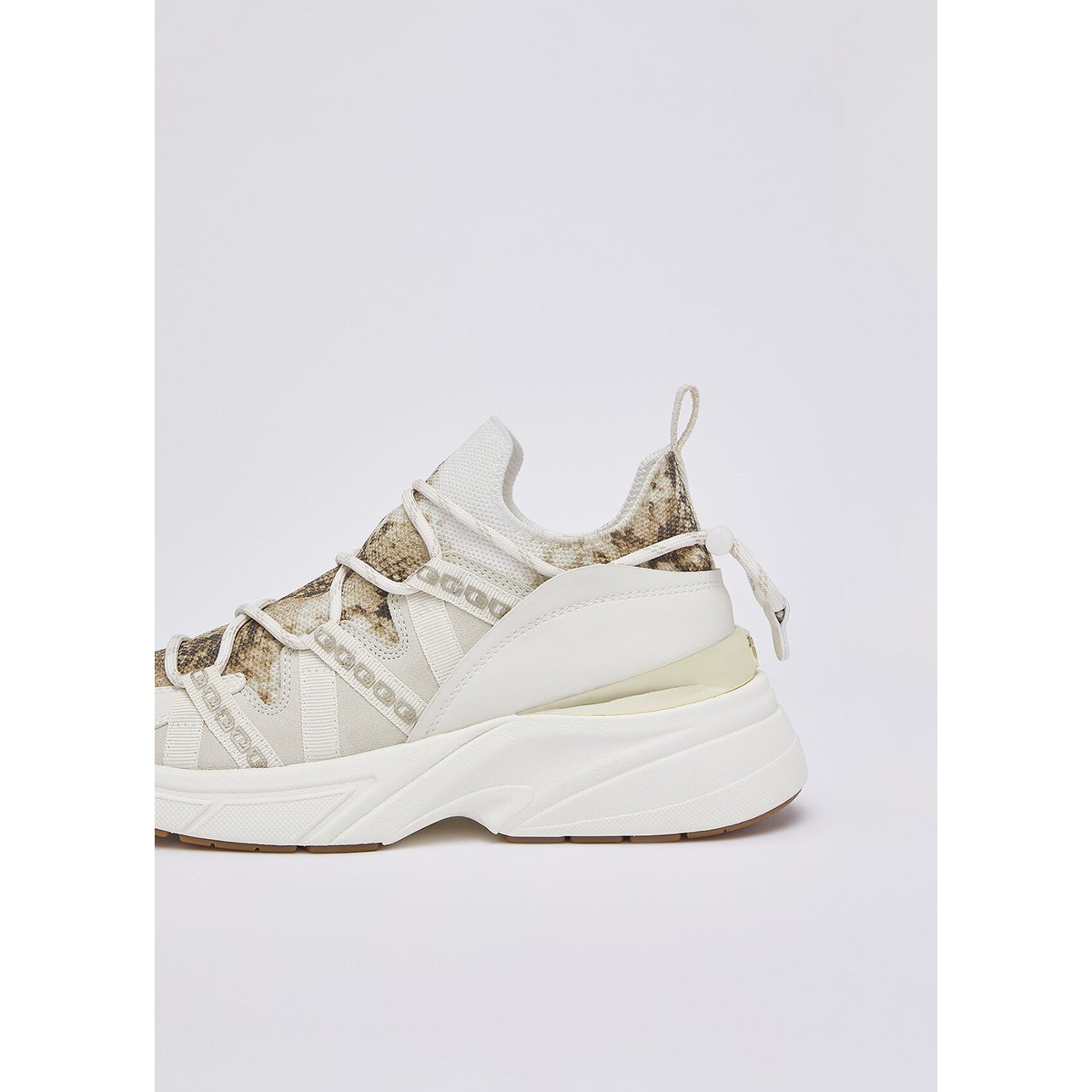 Sock-sneakers à imprimé python blanc, LIU JO
