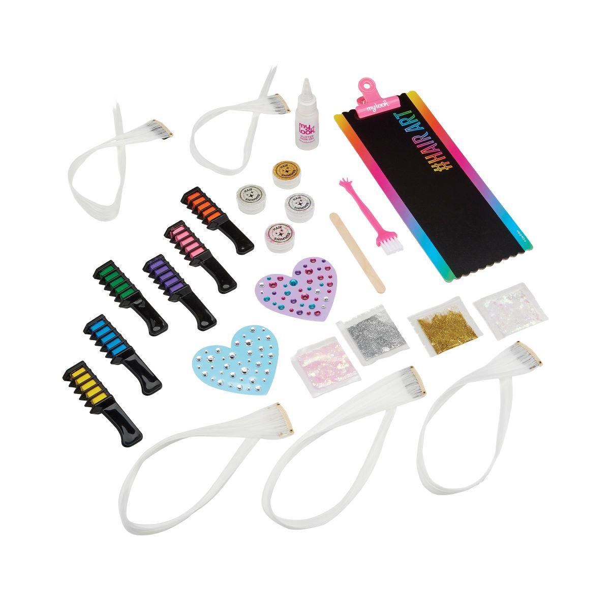 Studio d’Extensions de Cheveux colorées - édition Deluxe multicolore, LEXIBOOK
