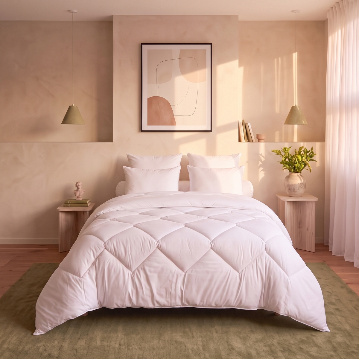 Couette Confort Hôtel - Extra Douce - Chaude blanc, DODO