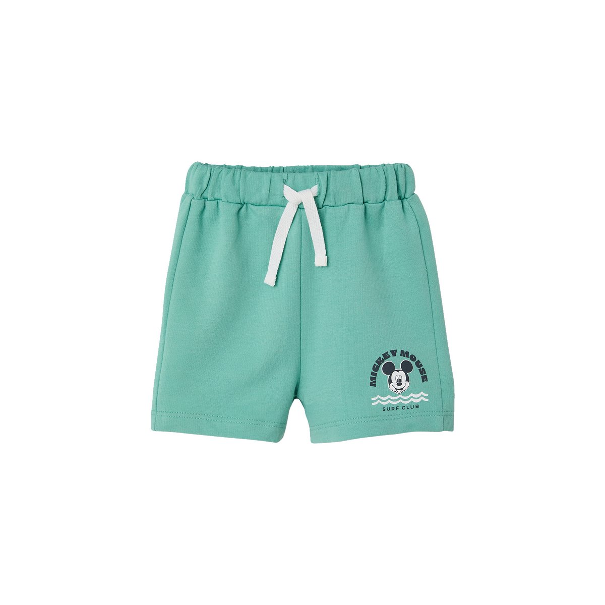 Ensemble short bébé Mickey menthe, VERTBAUDET