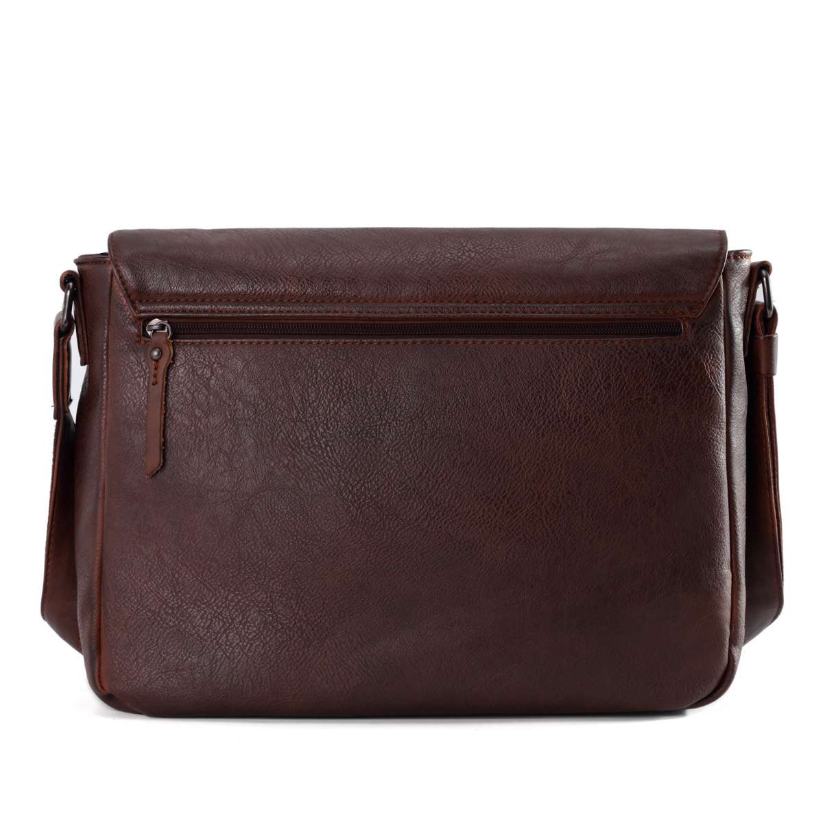 Sac bandoulière Hanoï uni marron, WYLSON