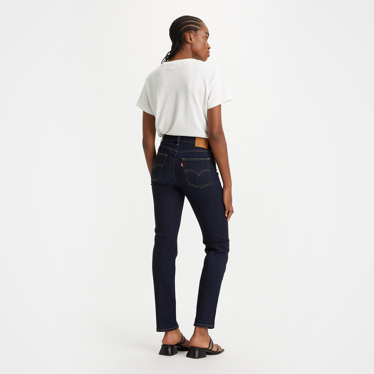 Jeans 724 High Rise Straight blue wave rinse, LEVI'S