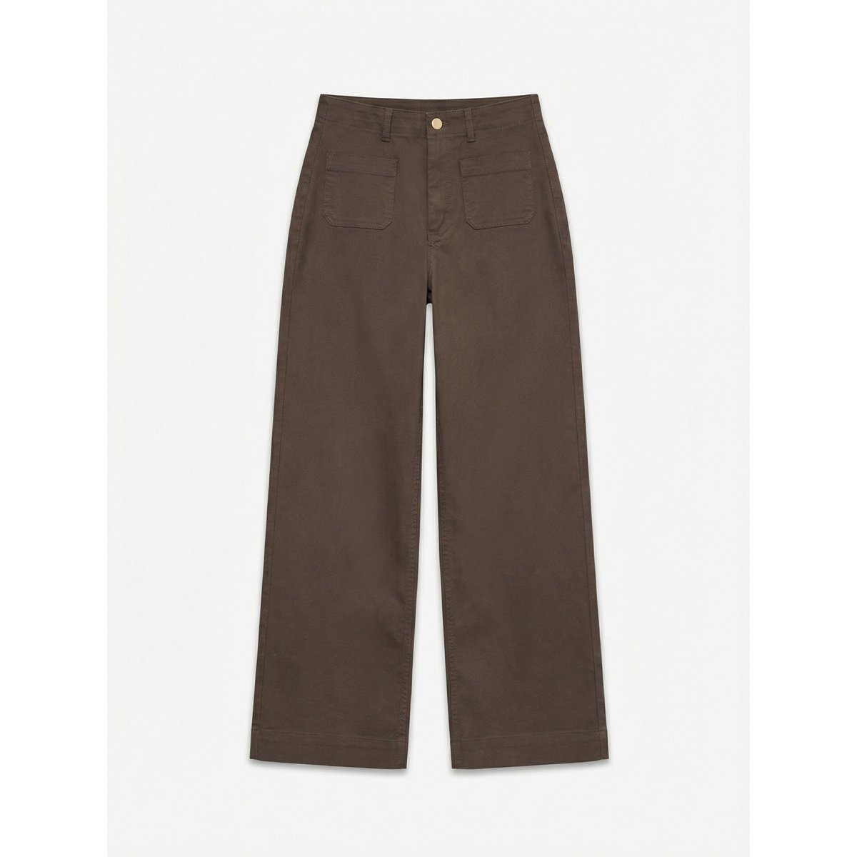 Jean À Coupe Large marron - chocolate brown, VERO MODA