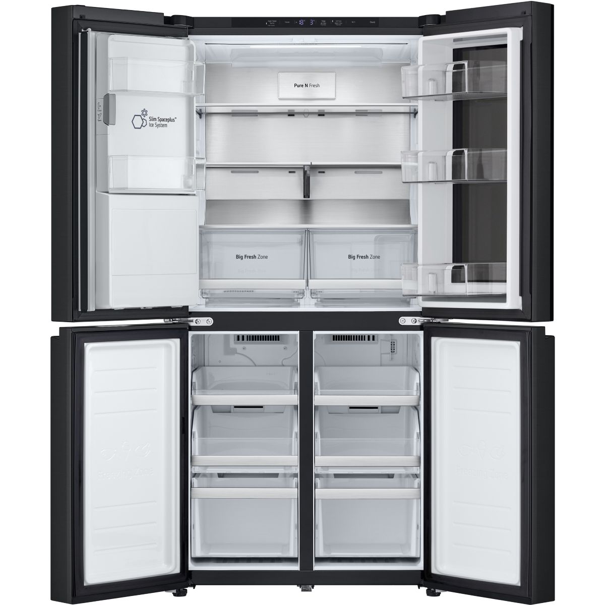 Réfrigérateur multi portes GMG860EPBE noir, LG