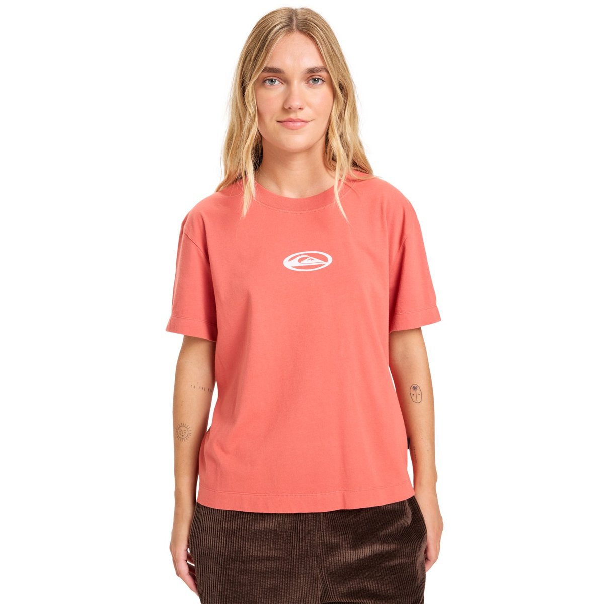T-shirt à manches courtes STANDARD rouge mineral red, QUIKSILVER