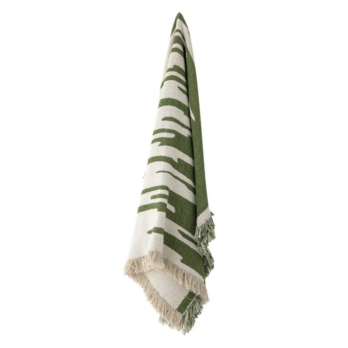 Plaid design coton recyclé Haxby vert, BLOOMINGVILLE