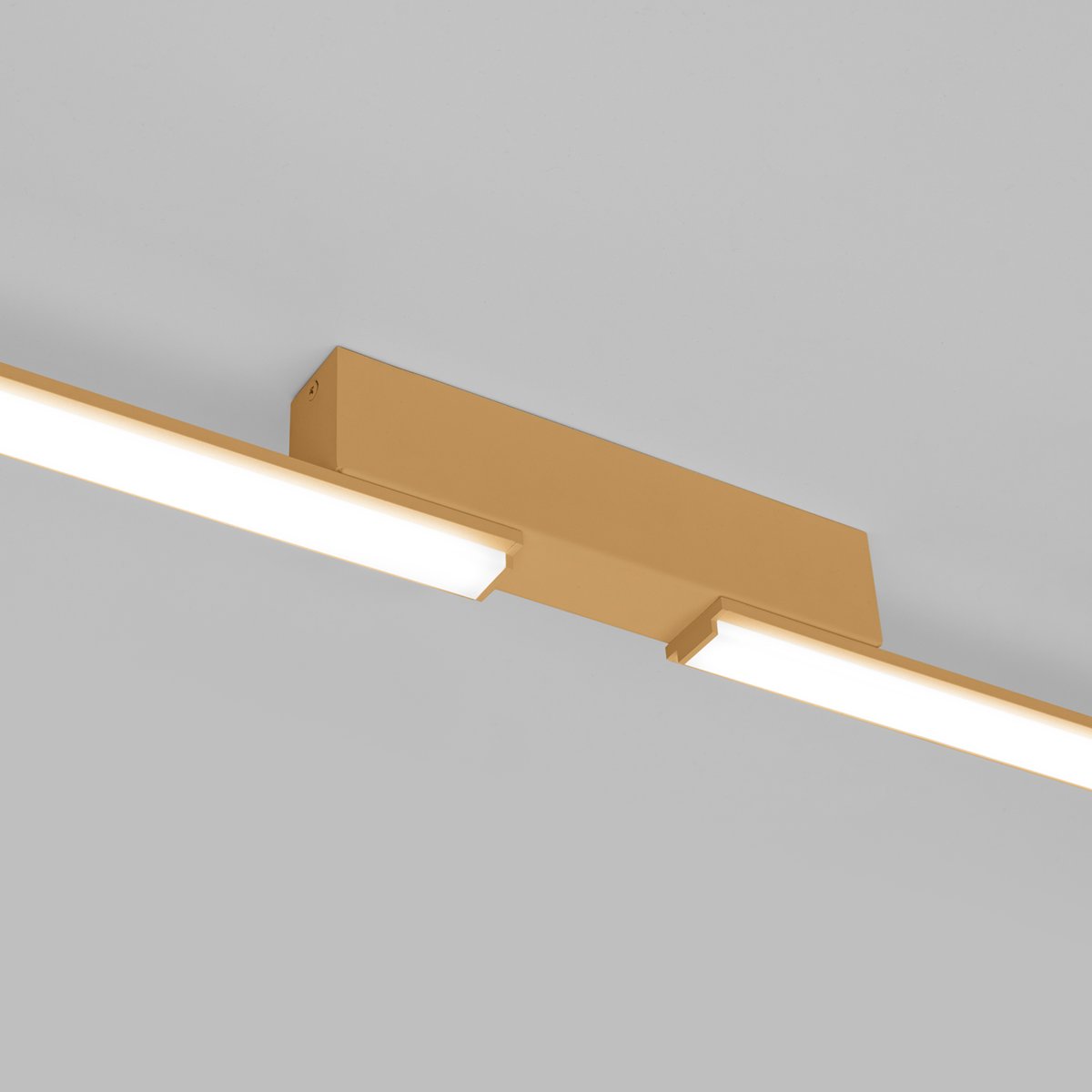 Plafonnier Aluminium Doré LED 2 Lagom doré, EDEN