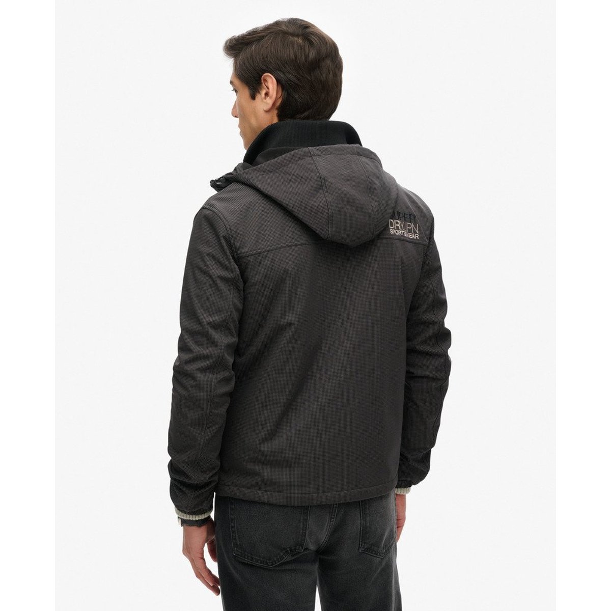 Veste à capuche Ripstop Trekker noir, SUPERDRY