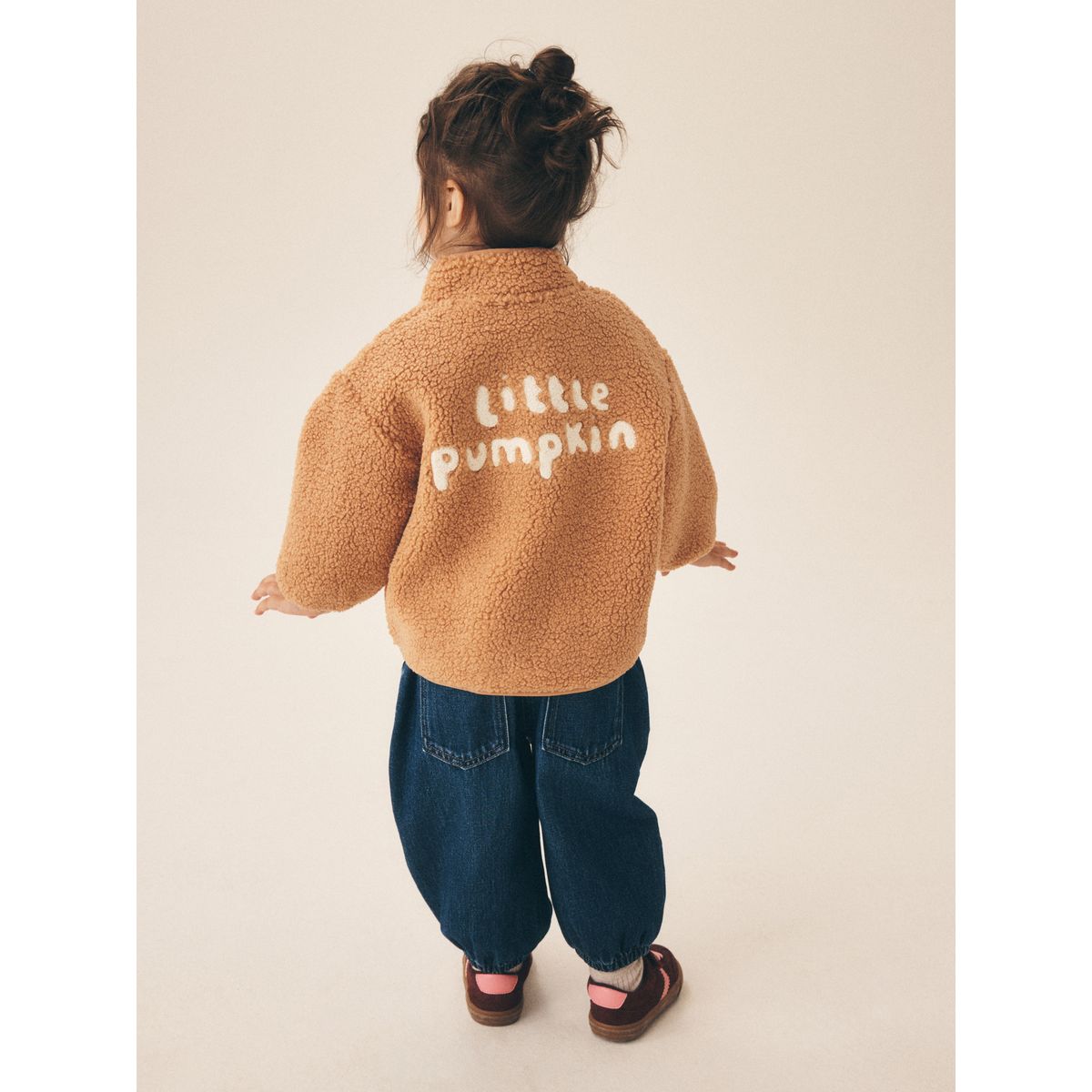 Polaire zippée citrouille orange, NEXT