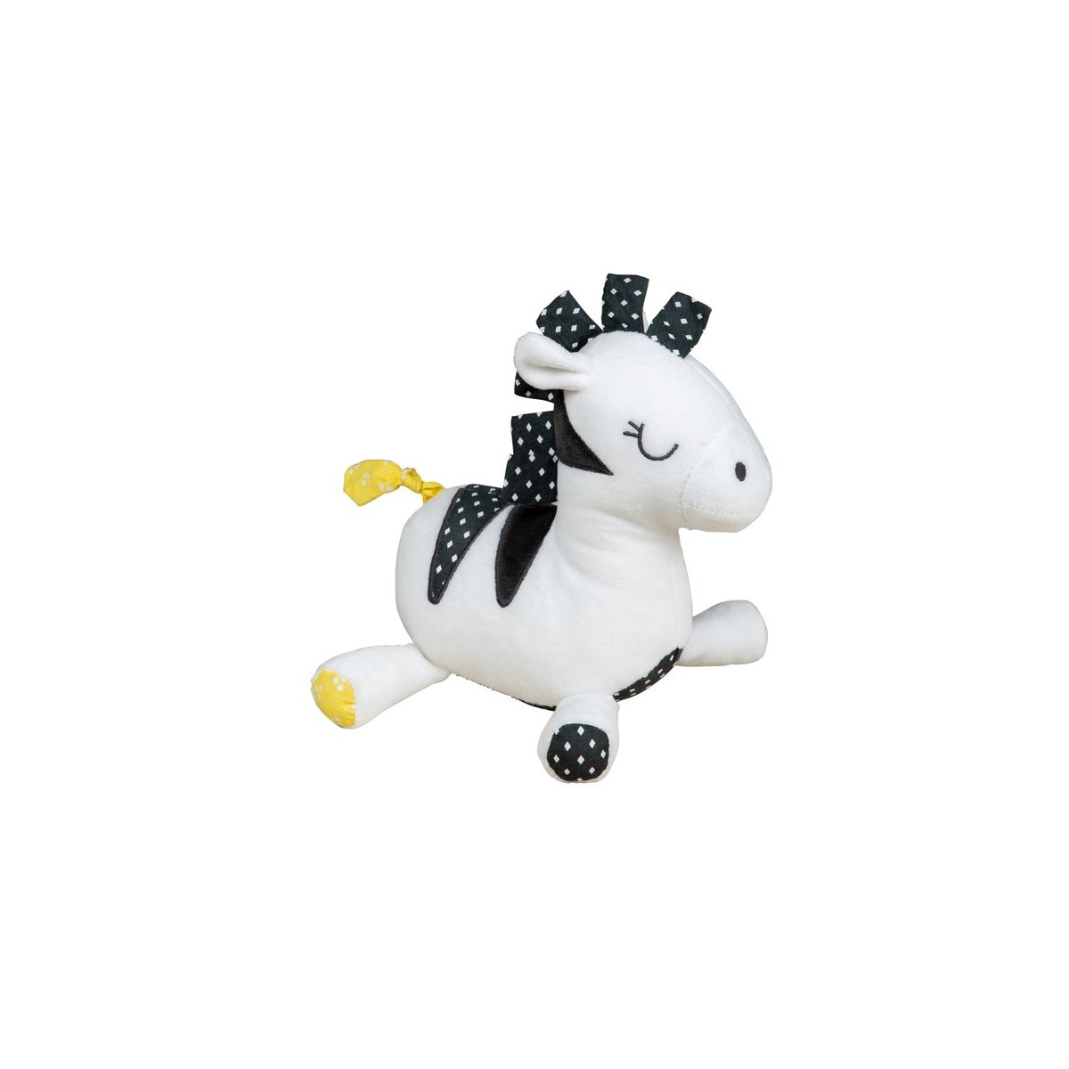 Doudou en velours blanc, SAUTHON