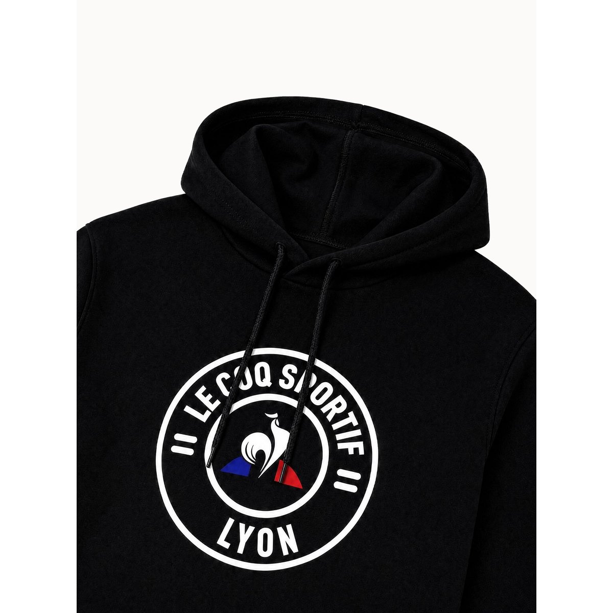 Sweat à capuche Unisexe City noir, LE COQ SPORTIF