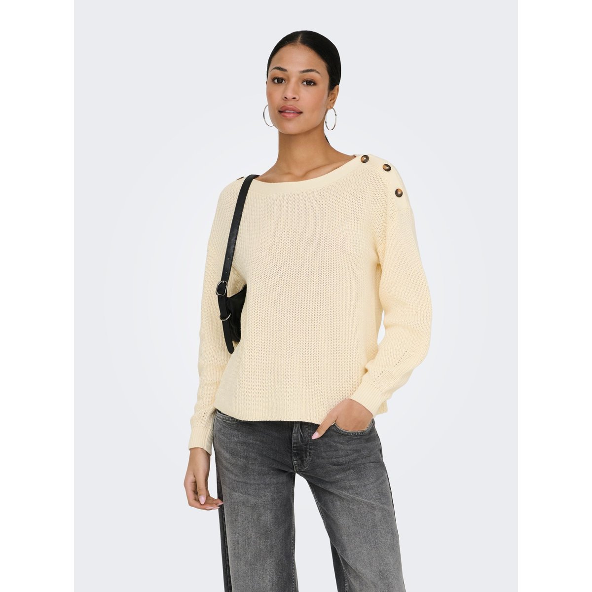 Pull En Maille birch, ONLY