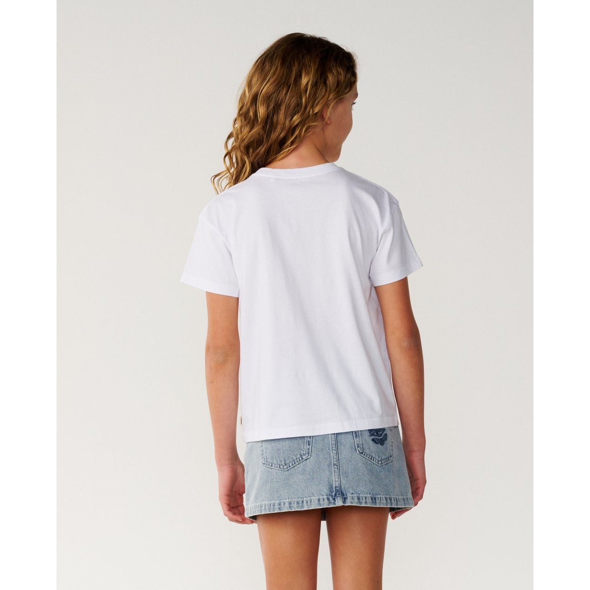 T-shirt enfant WAVE Crop white, RIP CURL