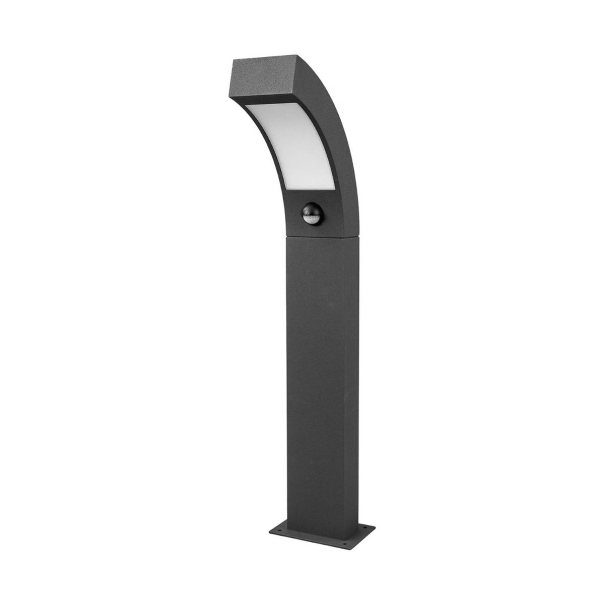 Luminaire extérieur en aluminium moderneLED gris graphite, blanc transparent, LUCANDE