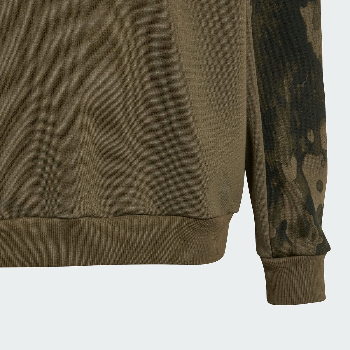 Sweat à capuche, imprimé camouflage kaki, adidas Performance