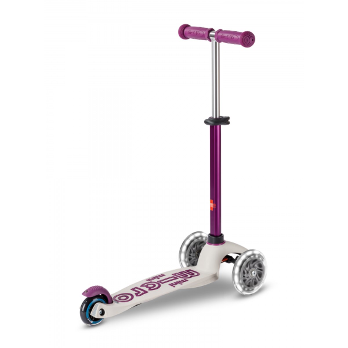Mini Micro Deluxe Eco LED - Pourpre violet, MICRO MOBILITY