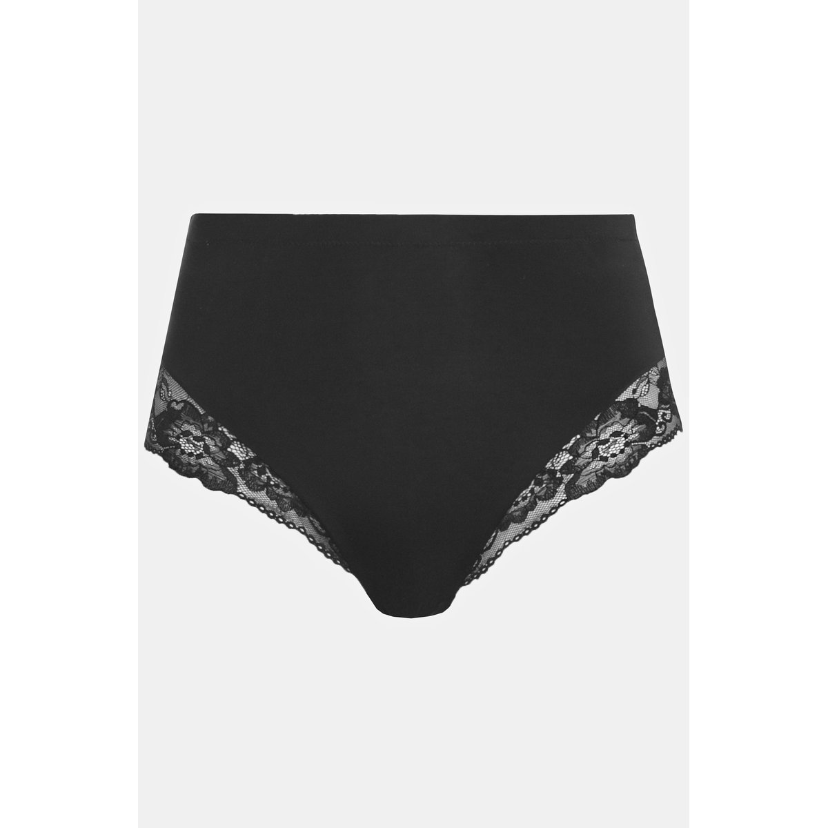 Culotte gainante avec dentelle transparente noir, ULLA POPKEN