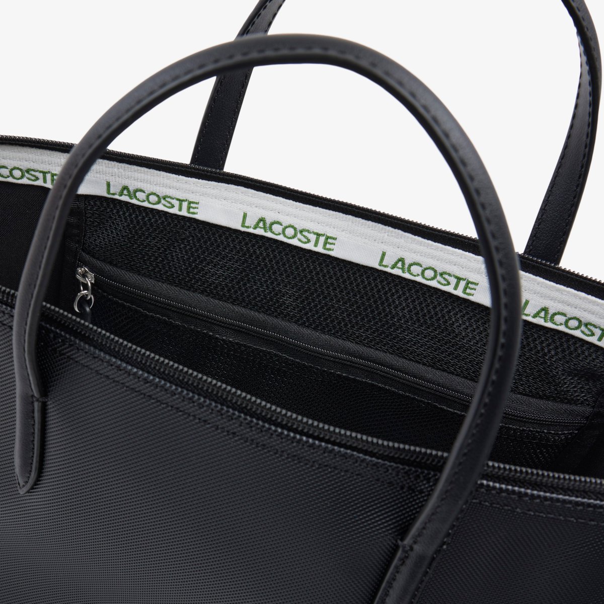 Petit sac cabas à bandoulière L.12.12 Concept noir-000, LACOSTE