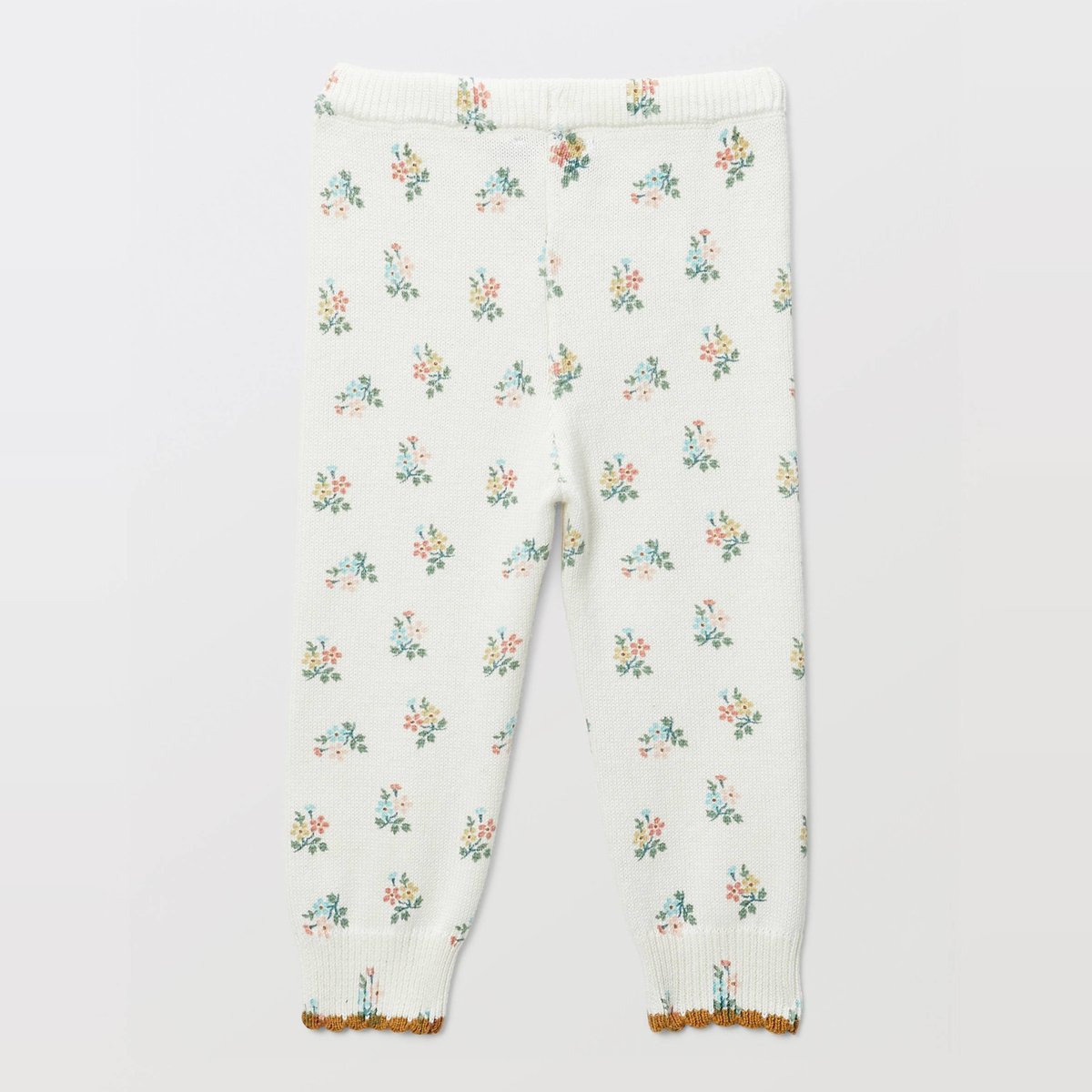 Legging côtelé imprimé en tricot white cap, BOUT'CHOU