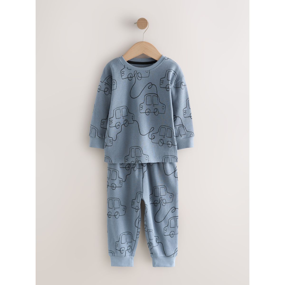 Pyjama oversize, lot de 3 rouge/bleu/violet, NEXT