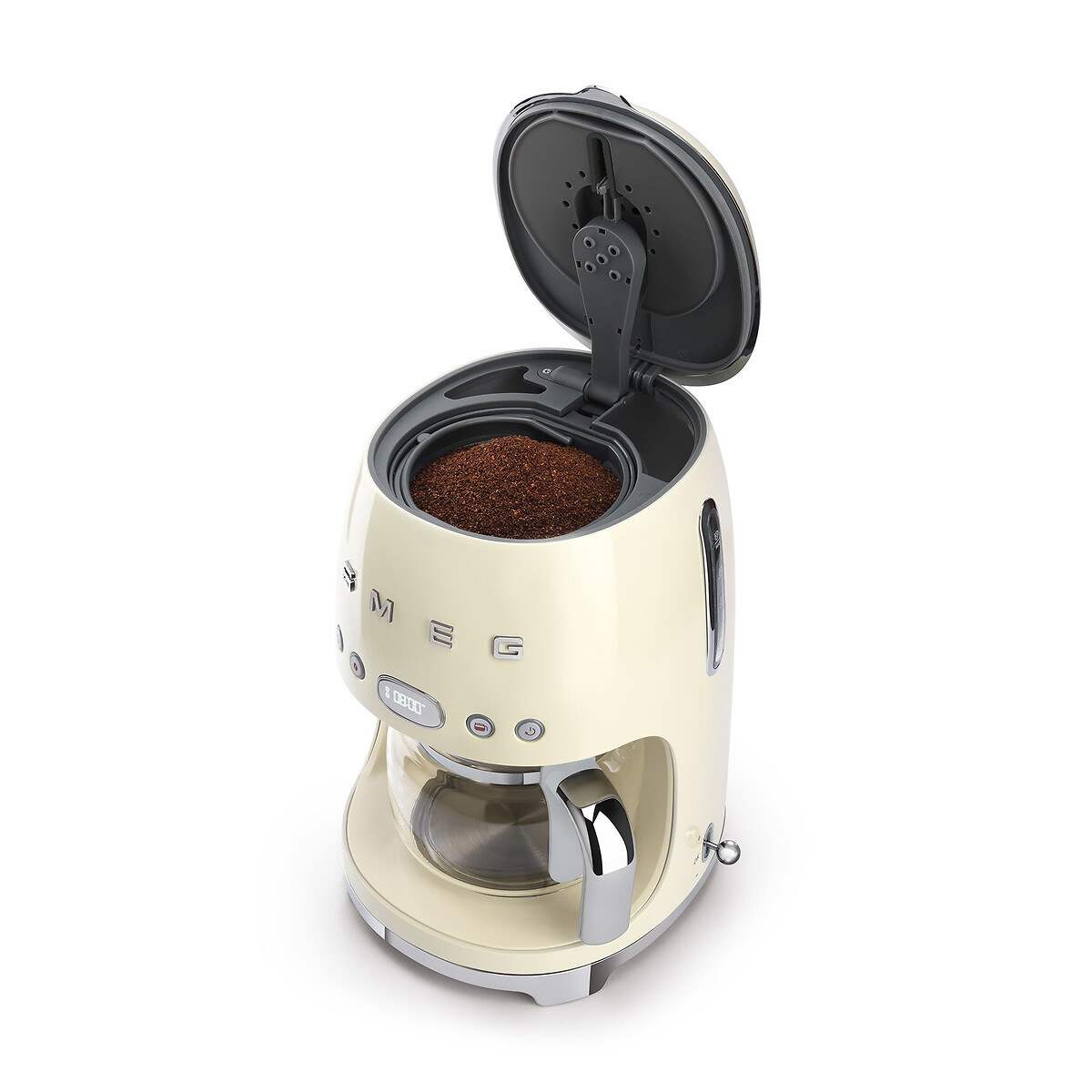 Machine à café filtre DCF02 crème brillant, SMEG