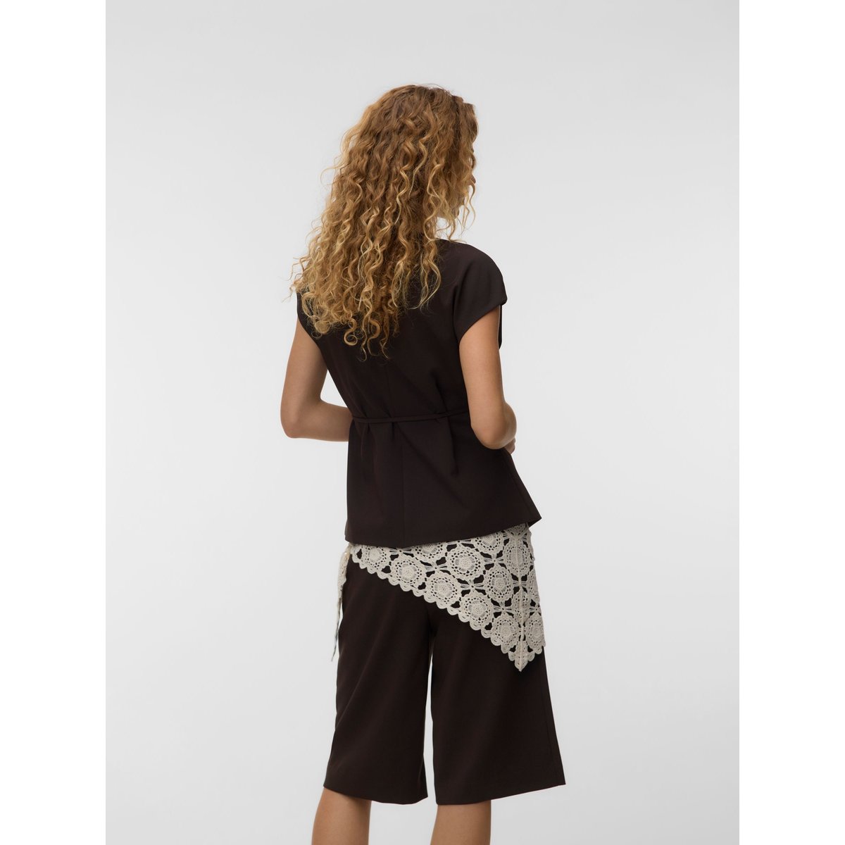 Gilet marron - chocolate torte, VERO MODA