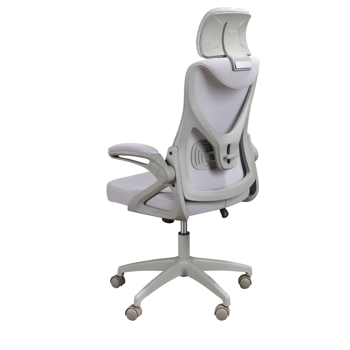Fauteuil de bureau pivotant tissu gris, ANGEL CERDA