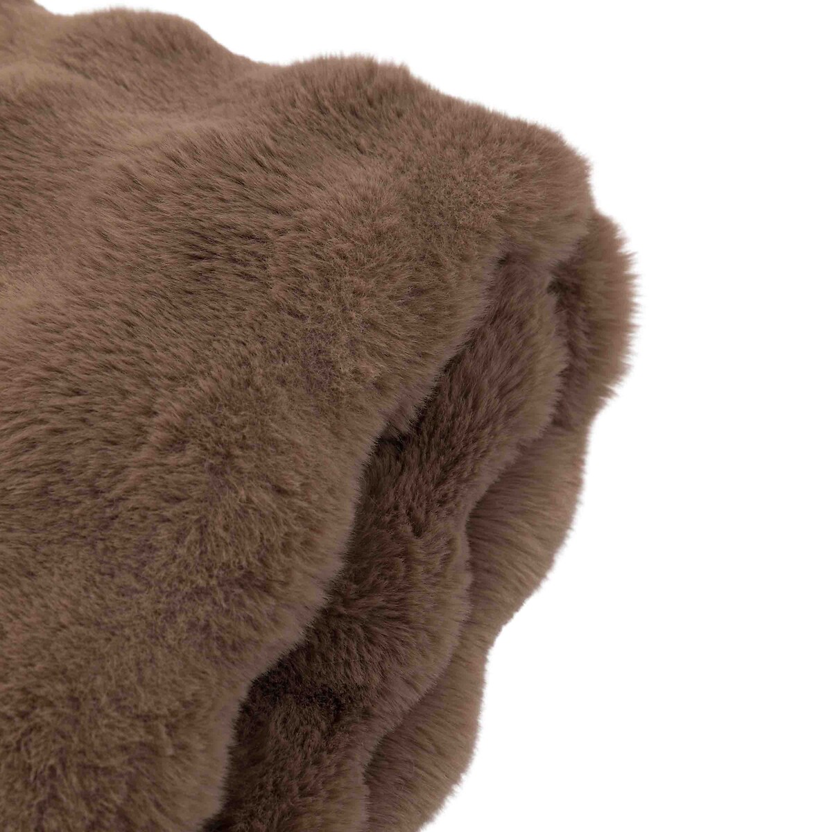 Marshmallow Rabbit Faux Fur Throw mocha, ÉDITÉ