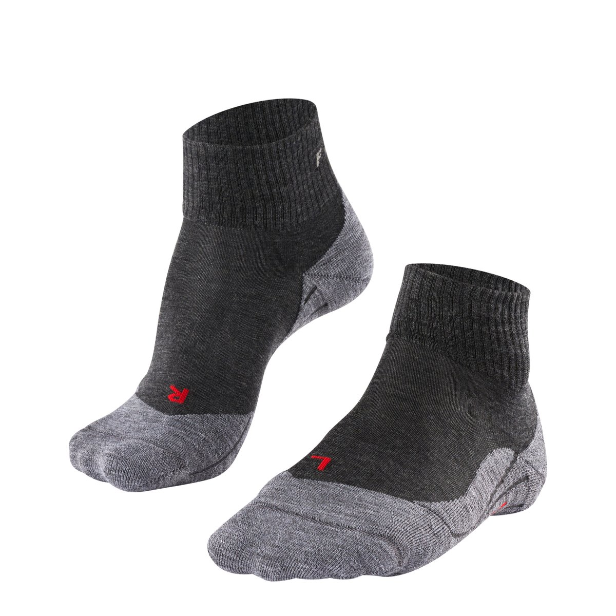 Chaussettes courtes TK5 Wander Short gris chiné, FALKE