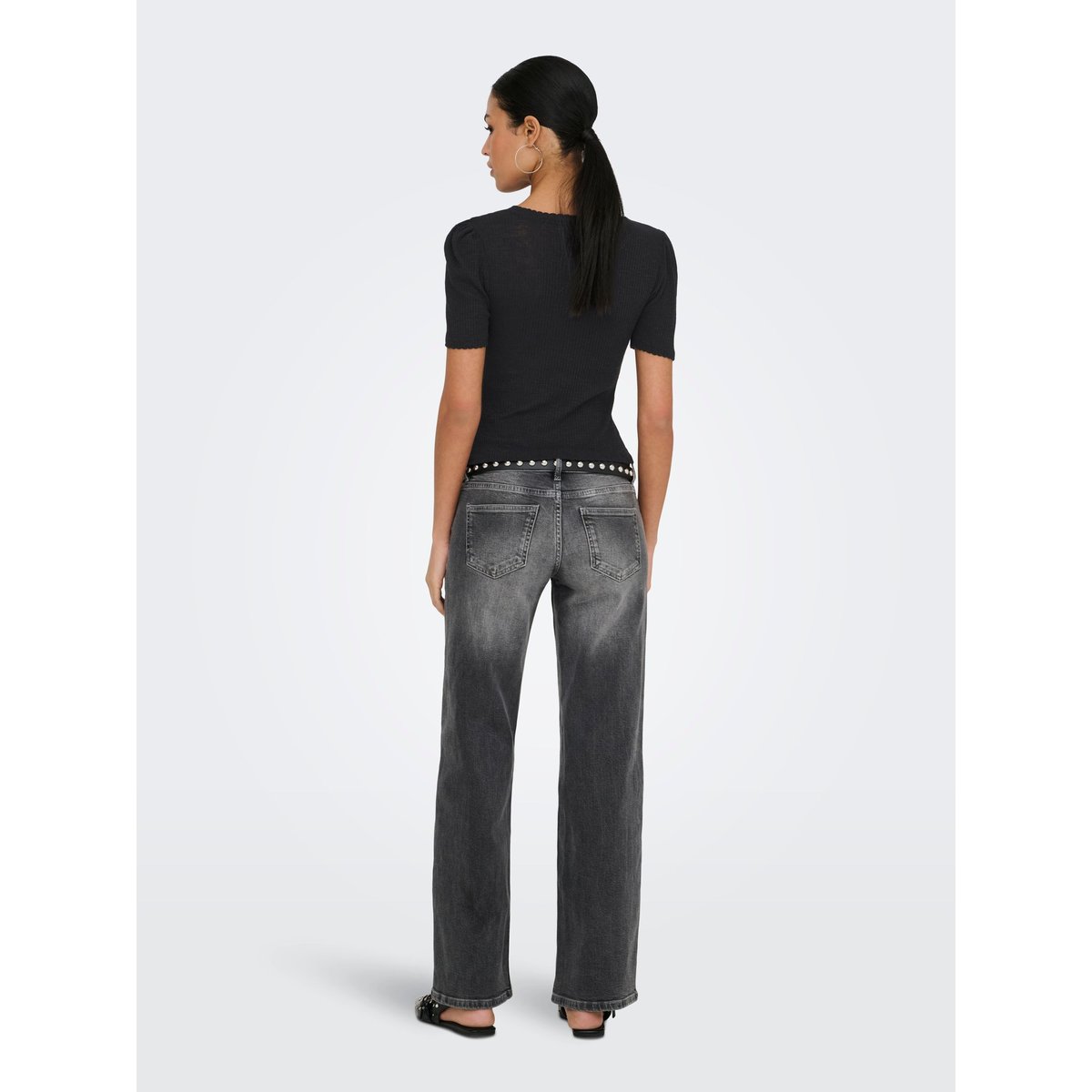 T-Shirt noire - black, ONLY