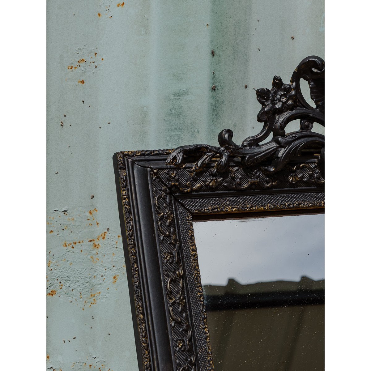Miroir noir Georges N°1189 - Bon état noir, DEBONGOUT