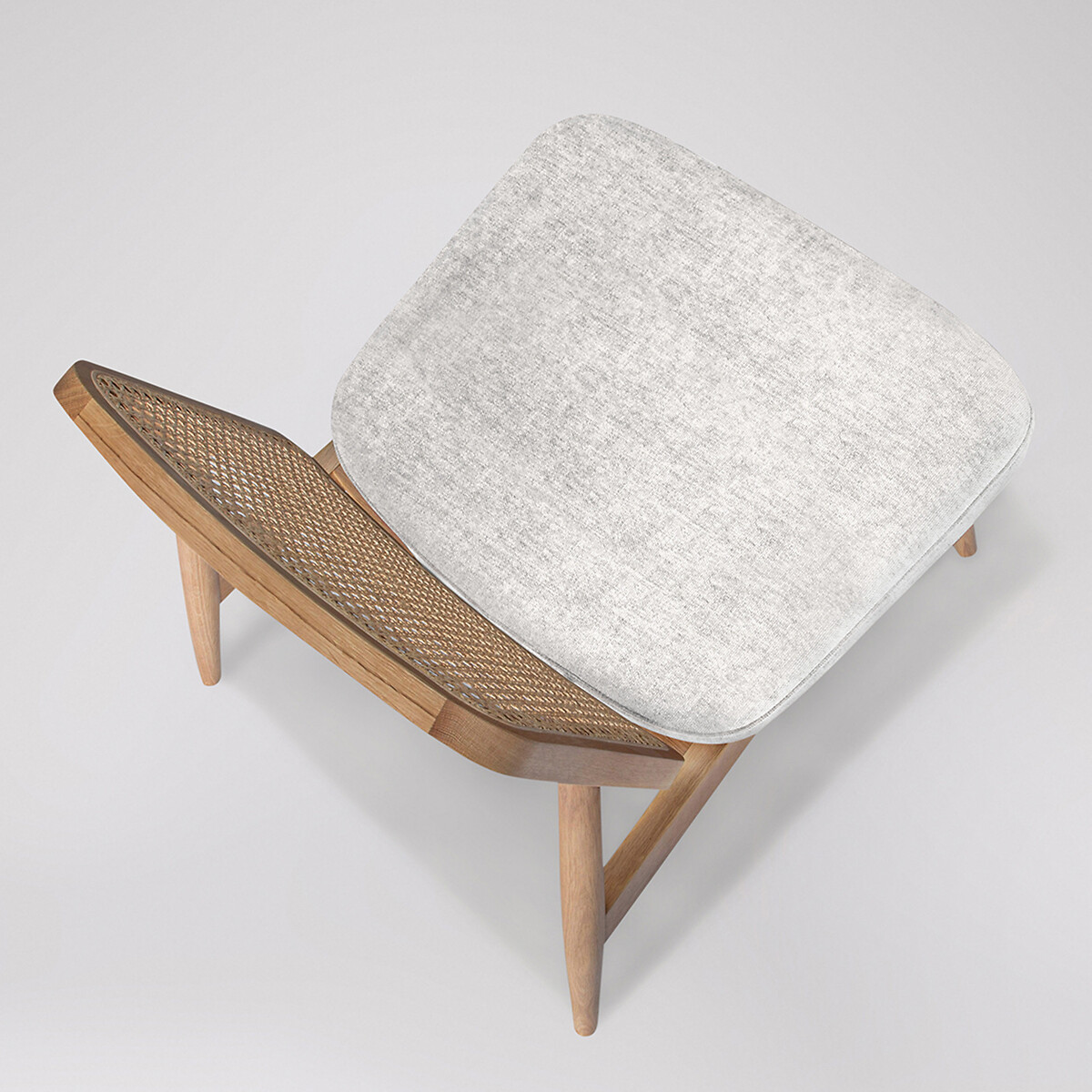 Linton Fabric Armchair white, SWOON