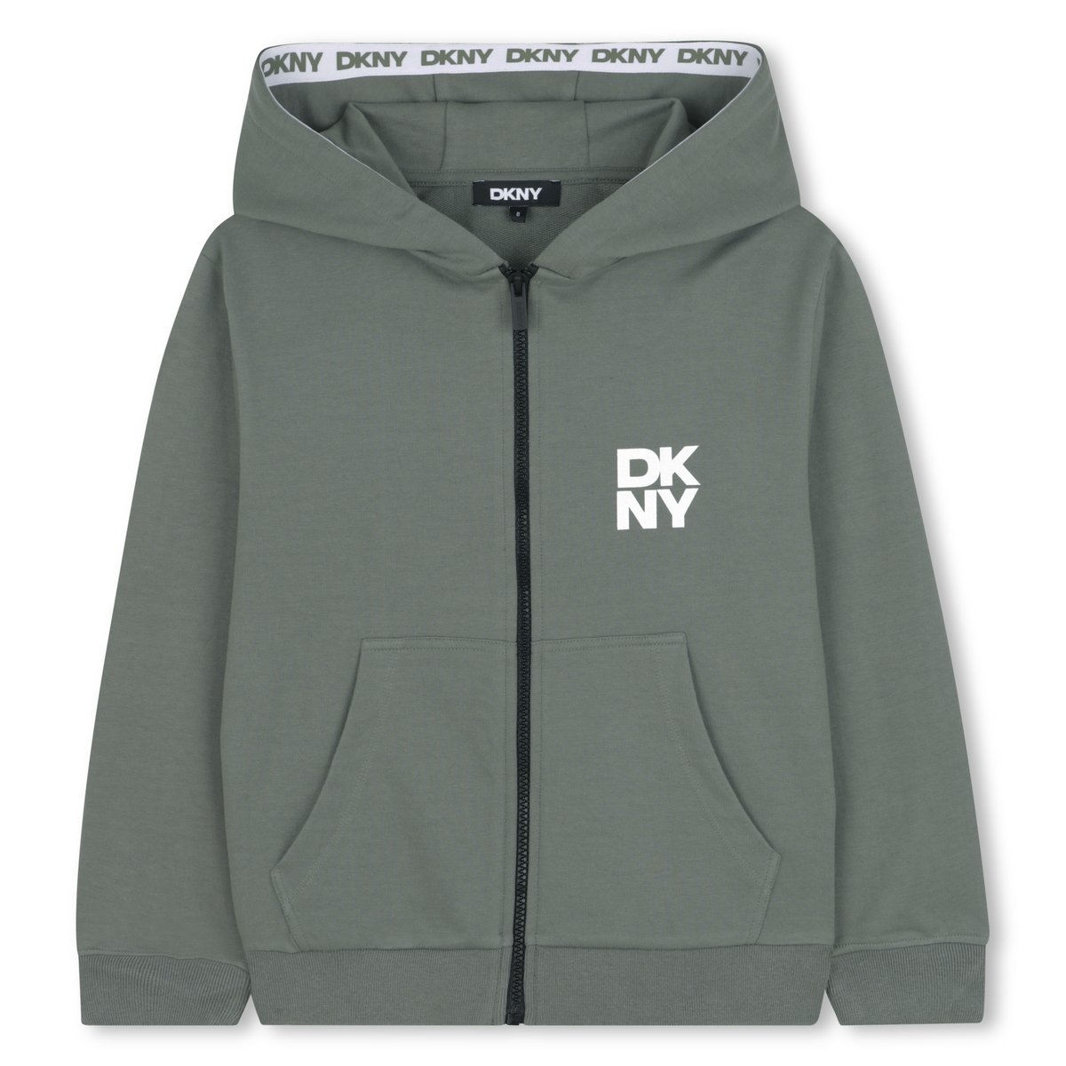Cardigan à capuche raisin, DKNY