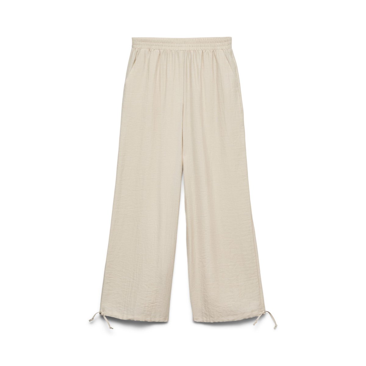 Pantalon À Jambe Large oatmeal, VERO MODA