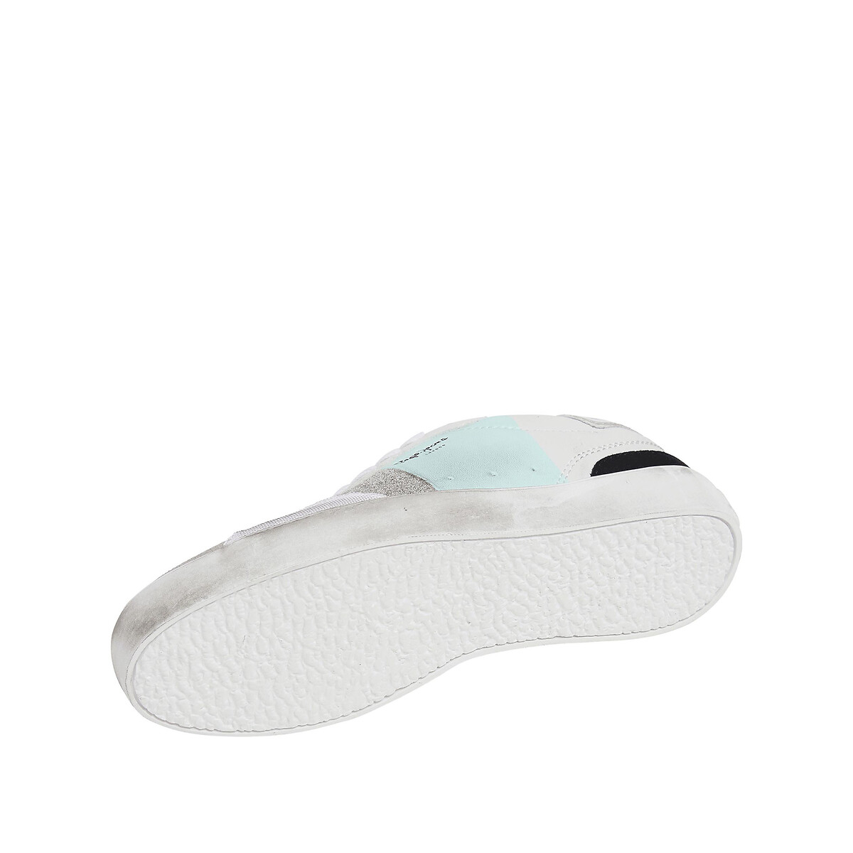 Baskets basses Lane Shine gris/turquoise, PEPE JEANS