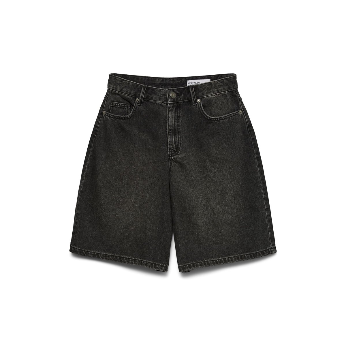 Short En Denim black denim 1, VERO MODA