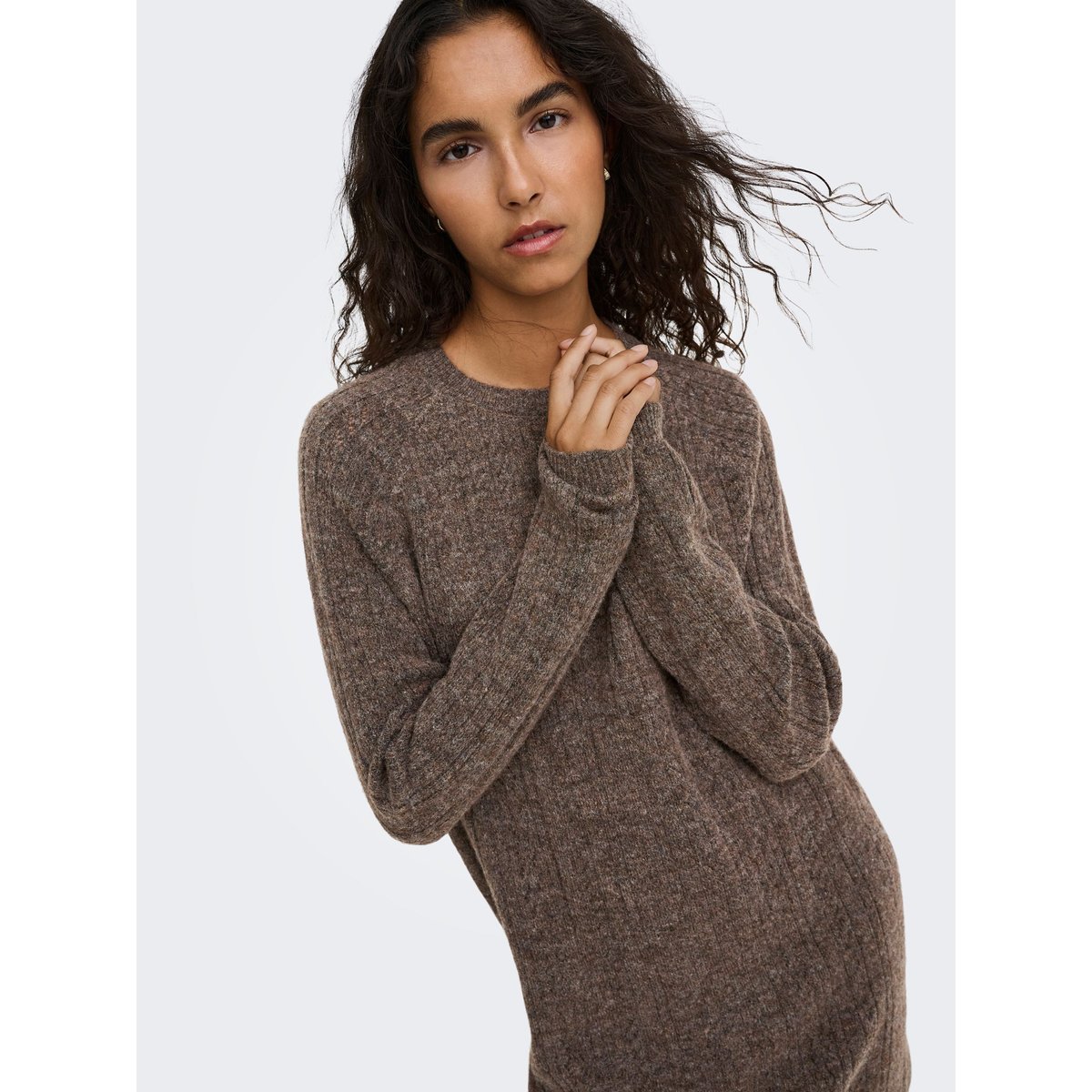 Robe En Maille morel, JDY