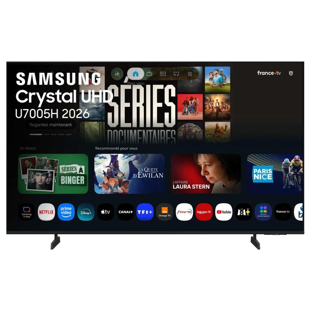 Televiseurs led de 65 pouces TU85U7005H noir, SAMSUNG