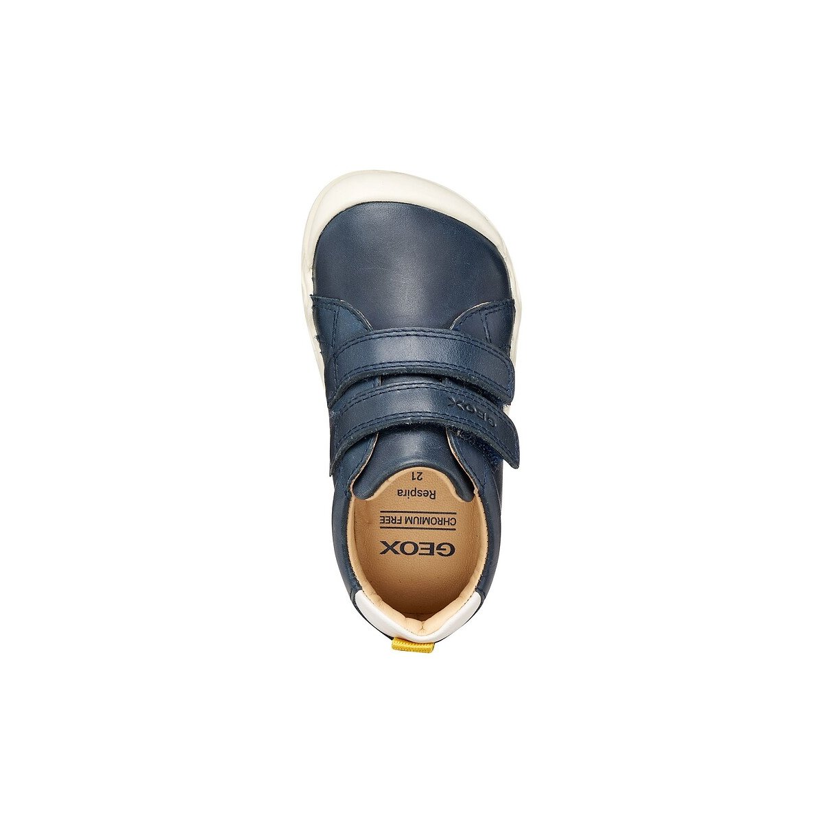 Baskets barefoot en cuir STAPPIEUP bleu marine, GEOX