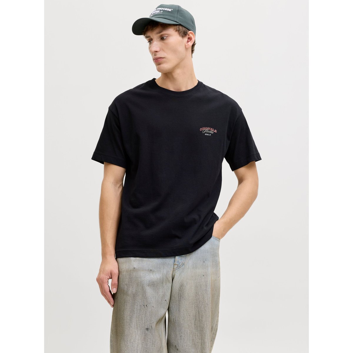 T-Shirt black 1, JACK & JONES