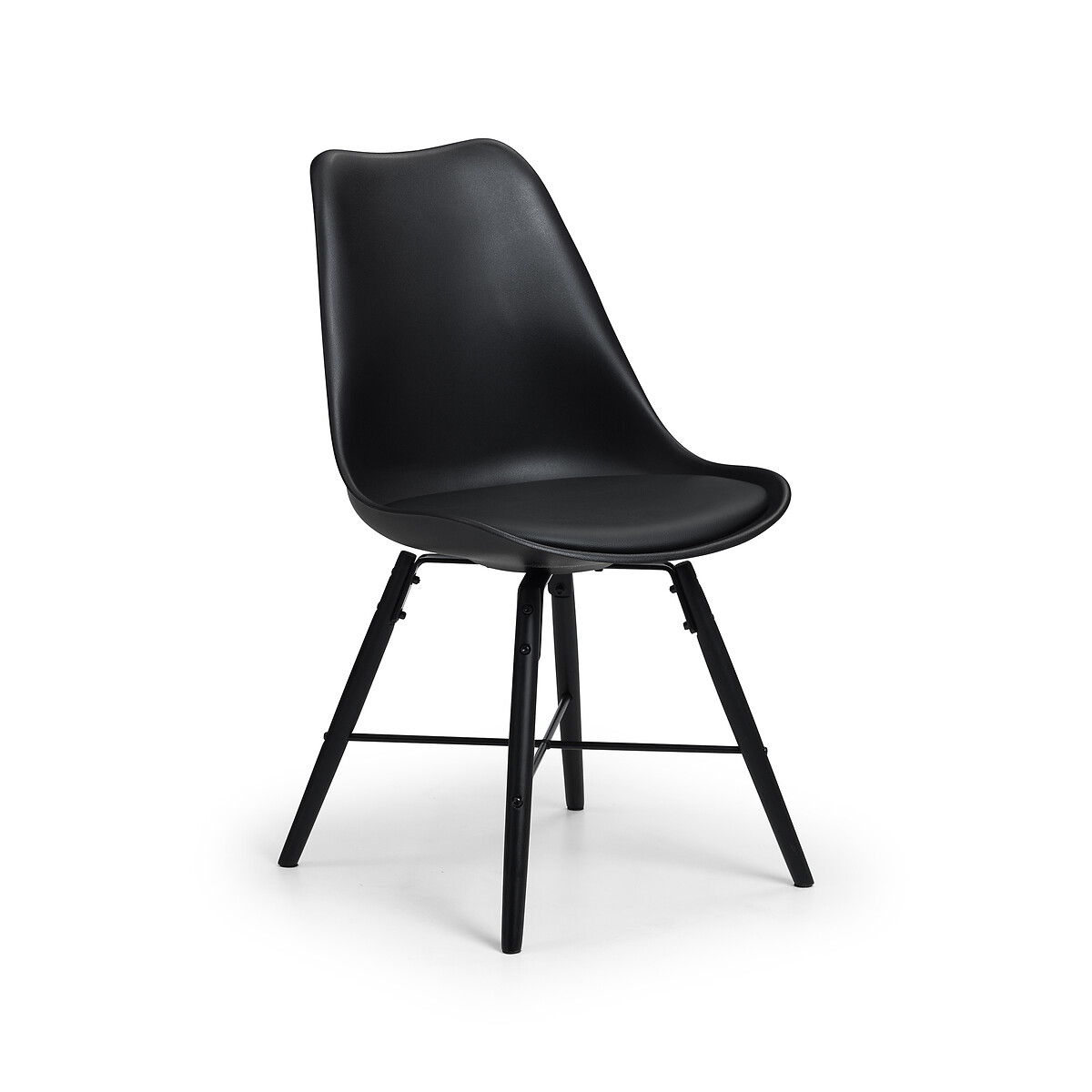 Novie Scandi Dining Chairs (Set of 2) black, SO'HOME