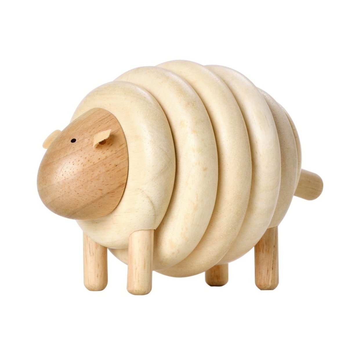 Mouton à lacer écru, PLAN TOYS