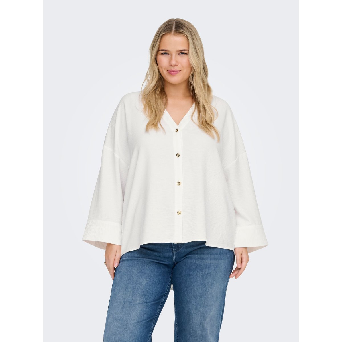 Blouse cloud dancer, ONLY CARMAKOMA