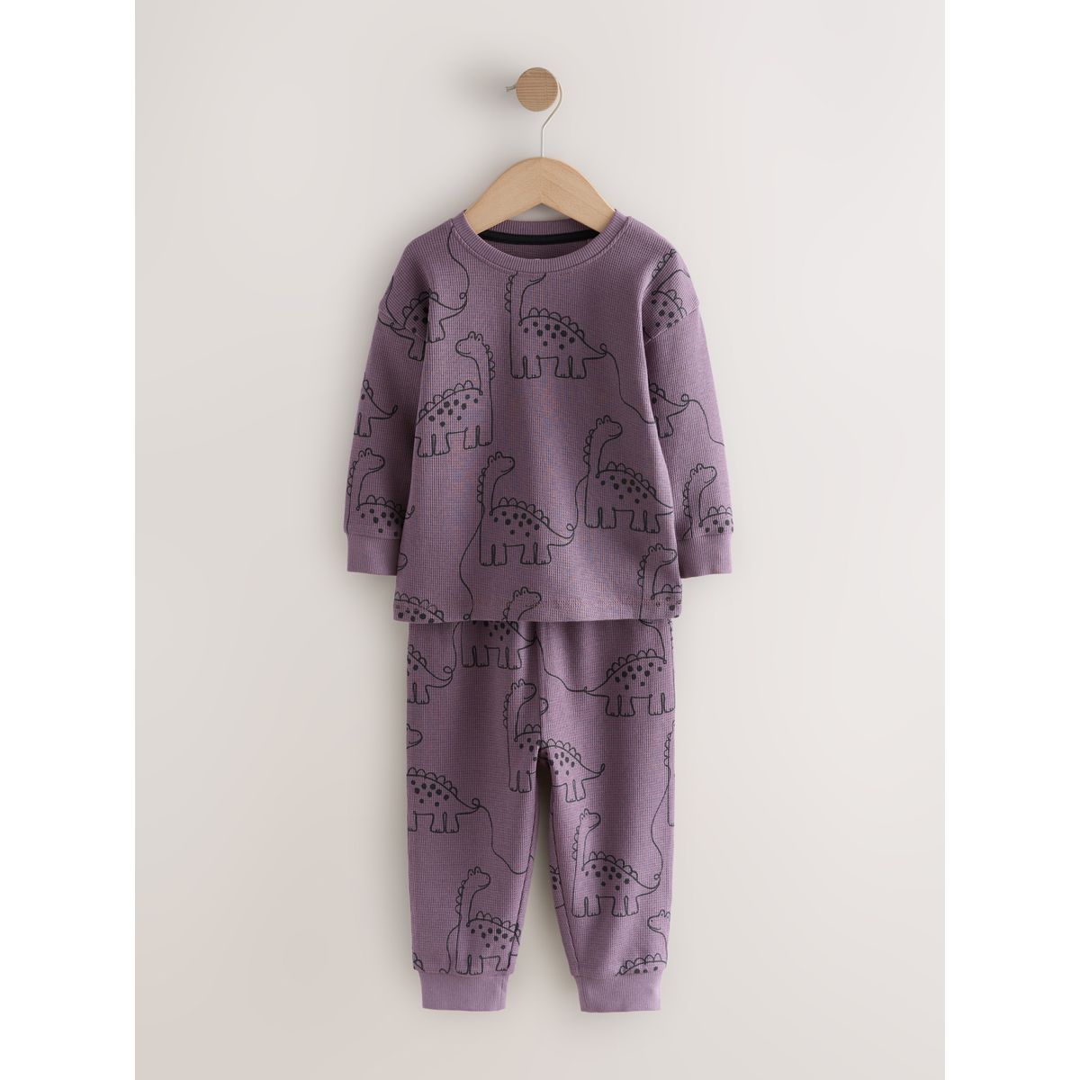 Pyjama oversize, lot de 3 rouge/bleu/violet, NEXT