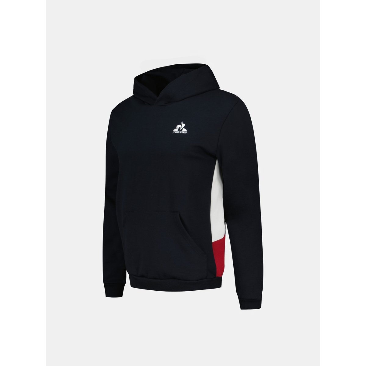 Sweat à capuche noir, LE COQ SPORTIF