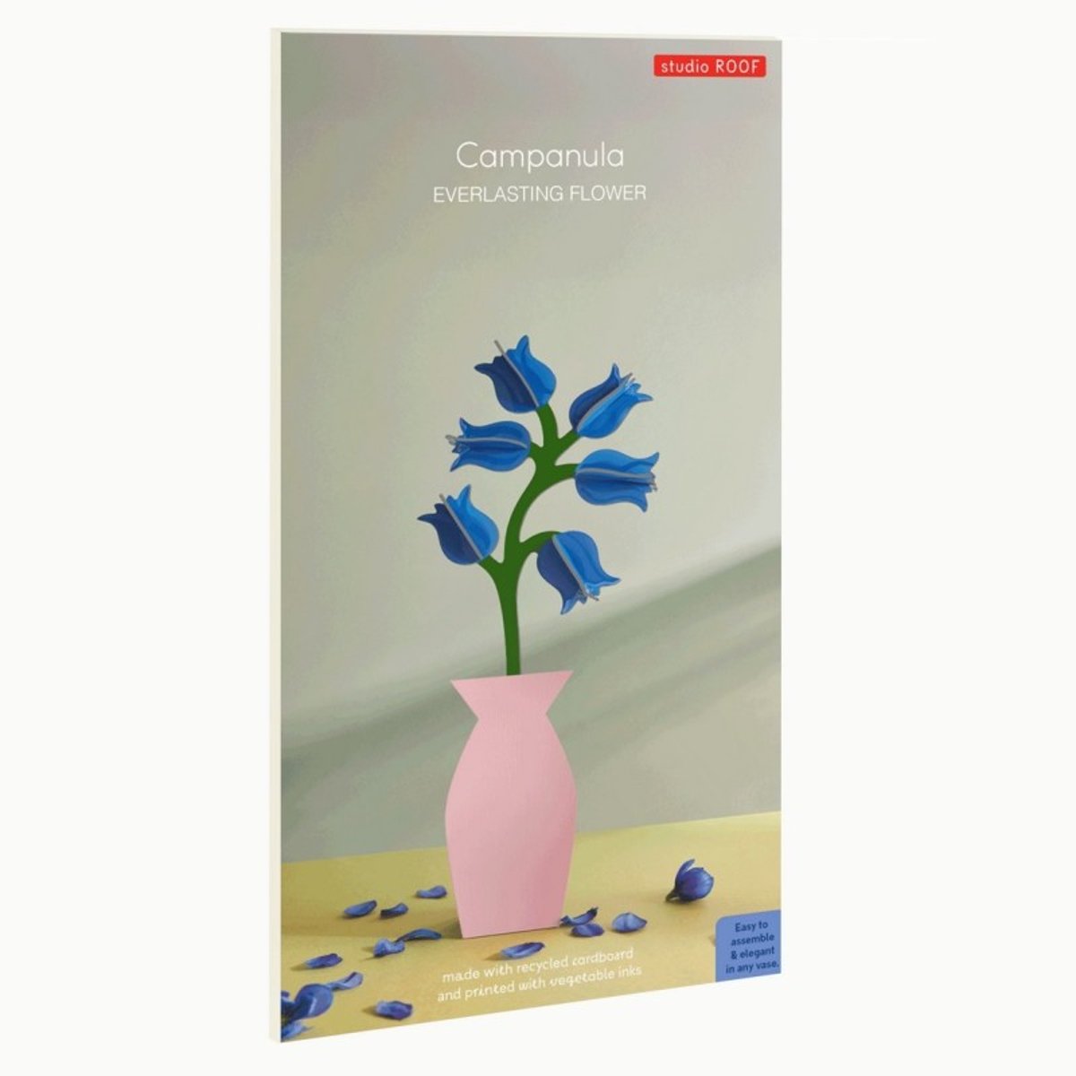 Fleur carton campanule carillon décoration bleu, STUDIO ROOF
